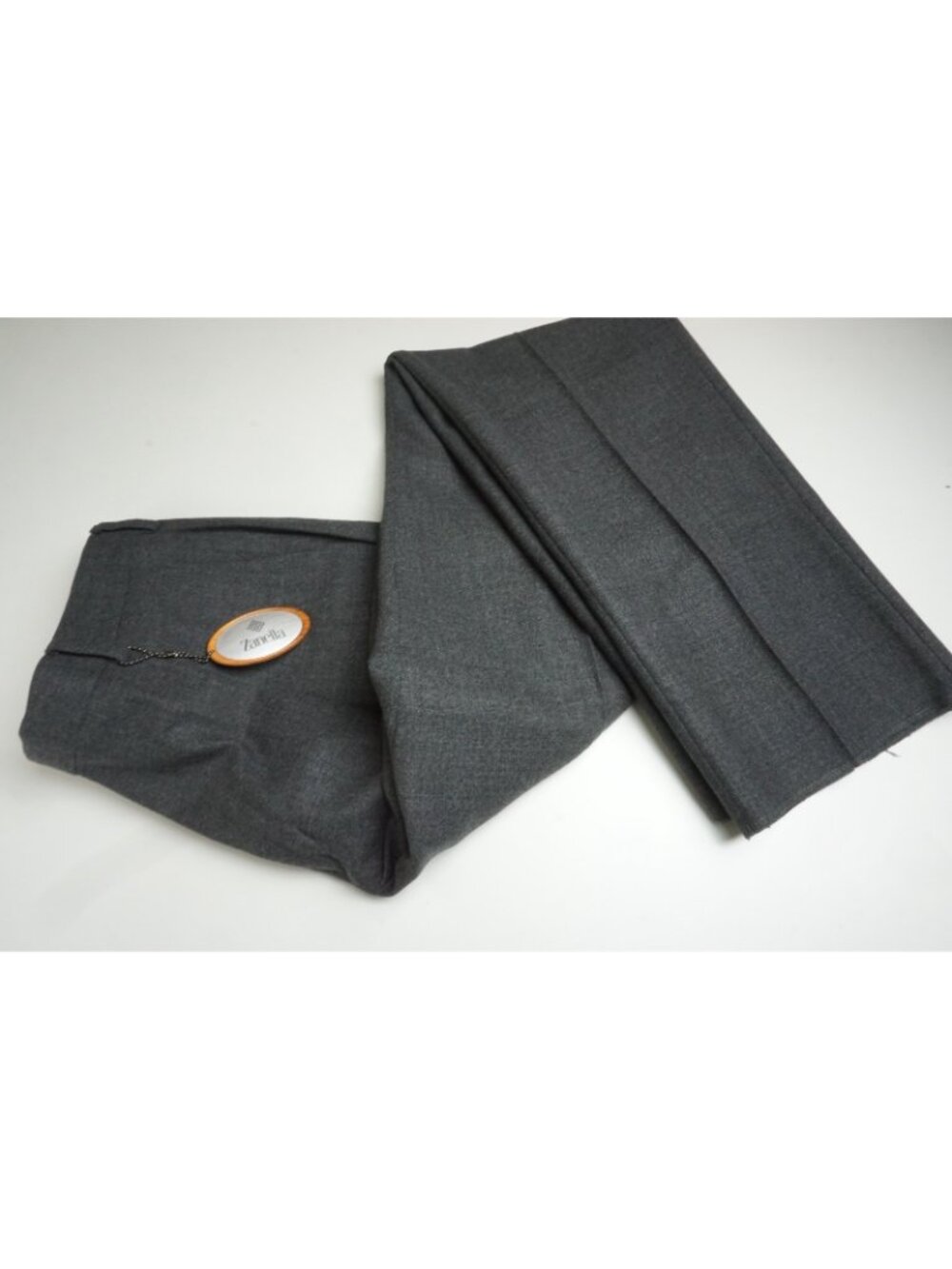 Zanella Johnny 100% Wool Gray Woven Dress Pant 50R EU BRAND NEW - Picture 4 of 6